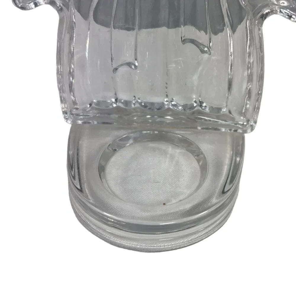 Mikasa Glass Singing Angel Angel’s Dream Candle Holder Clear Christmas